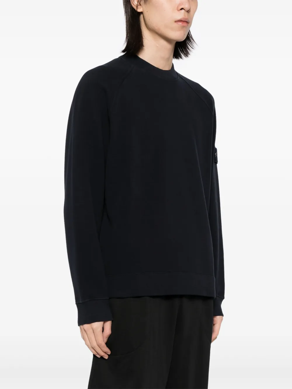 Stone Island コンパスバッジ スウェットシャツ | ブルー