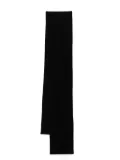 ALAINPAUL pocket wool scarf - Black