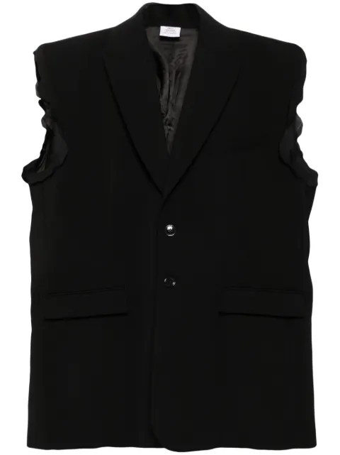 VETEMENTS peaked lapel waistcoat