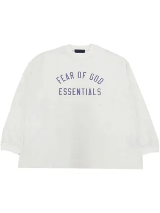 FEAR OF GOD ESSENTIALS Logo t-shirt | White | FARFETCH