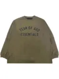 FEAR OF GOD ESSENTIALS logo t-shirt - Green