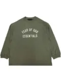 FEAR OF GOD ESSENTIALS logo t-shirt - Green