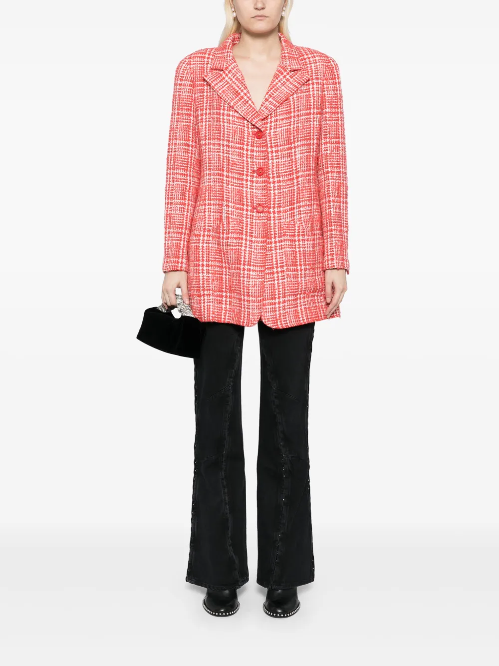 CHANEL Pre-Owned 1997 CC mark button jacket | Image 2