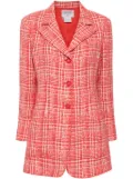 CHANEL Pre-Owned 1997 CC mark button jacket - Red