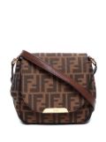 Fendi Pre-Owned Zucca canvas crossbody bag - Brown