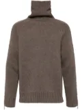 Helmut Lang suitcase turtleneck jumper - Brown