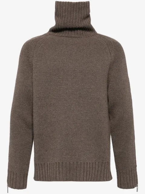 Helmut Lang كنزة برقبة عالية مطوية وحمالة عنق