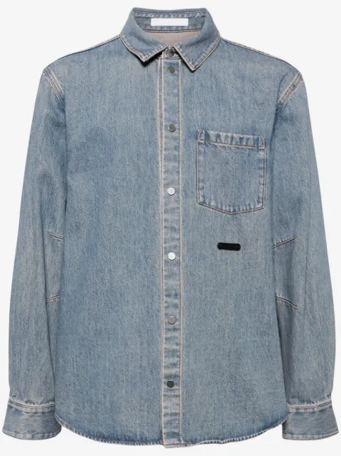 Helmut Lang Curved Jeanshemd