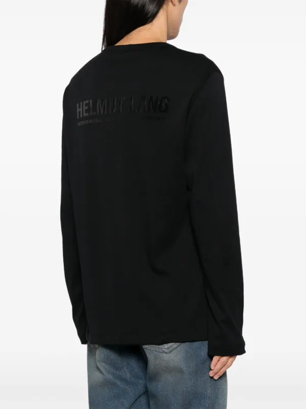 HELMUT LANG シャツブラック Helmut Lang Black Apex Denim Shirt Helmut Lang