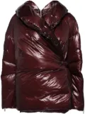 Helmut Lang hook-and-eye puffer jacket - Red