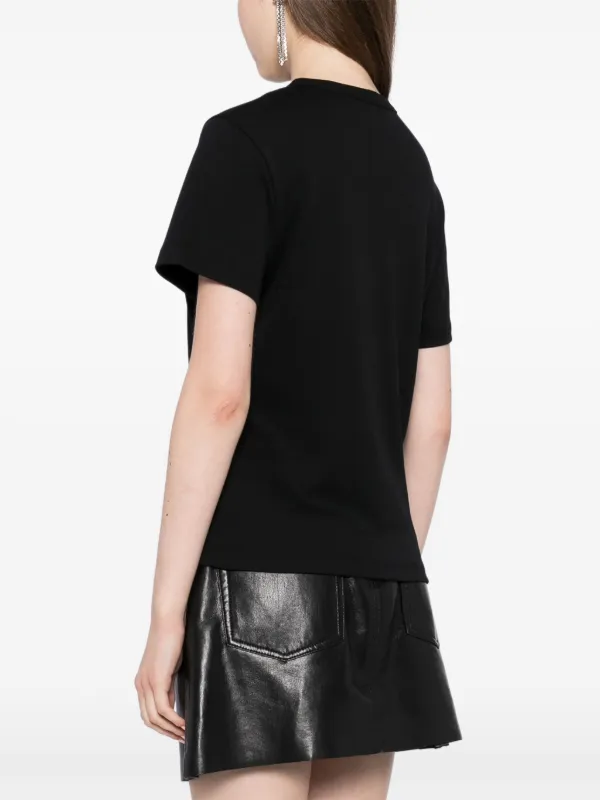 Helmut Lang Logo Slim T-shirt | Black | FARFETCH