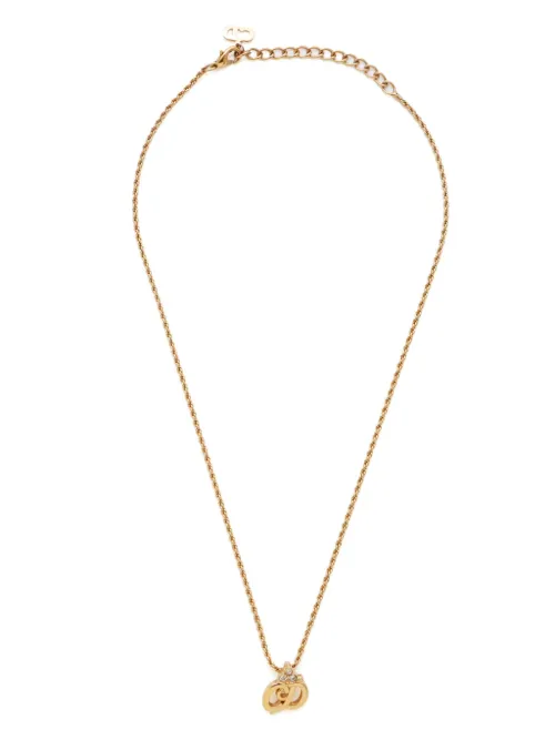Collier à pendentif logo - Christian Dior Pre-Owned - Modalova
