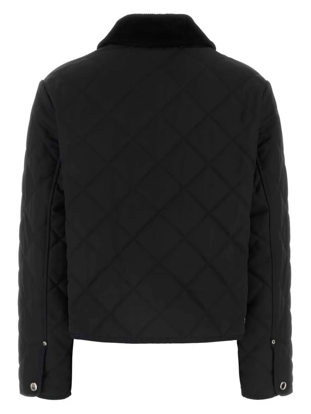 Burberry Cropped Quilted Jacket Black FARFETCH