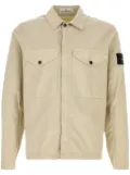 Stone Island stretch-twill shirt jacket - Neutrals