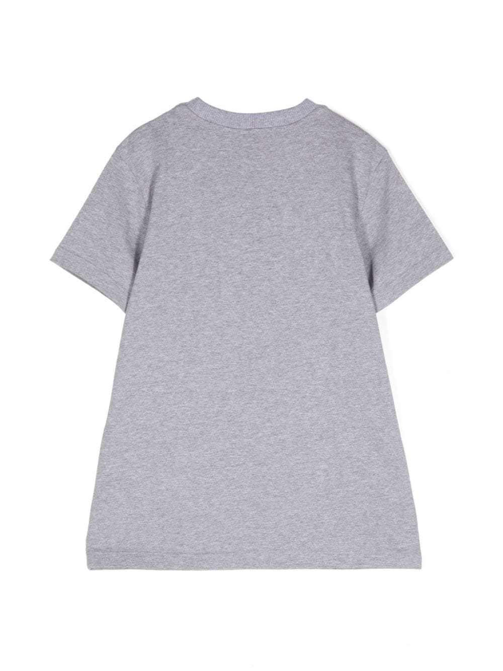 Shop Moschino Logo-printed T-shirt In Grey