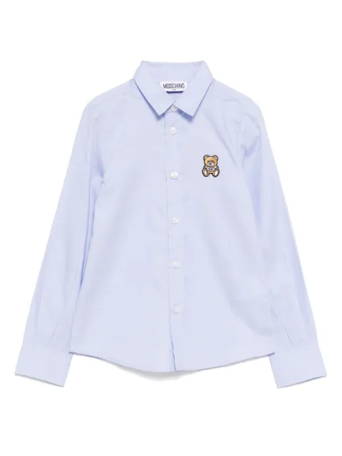 Moschino Kids Hemd mit Bär-Patch