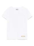 Moschino Kids crystal embellishment T-shirt - White