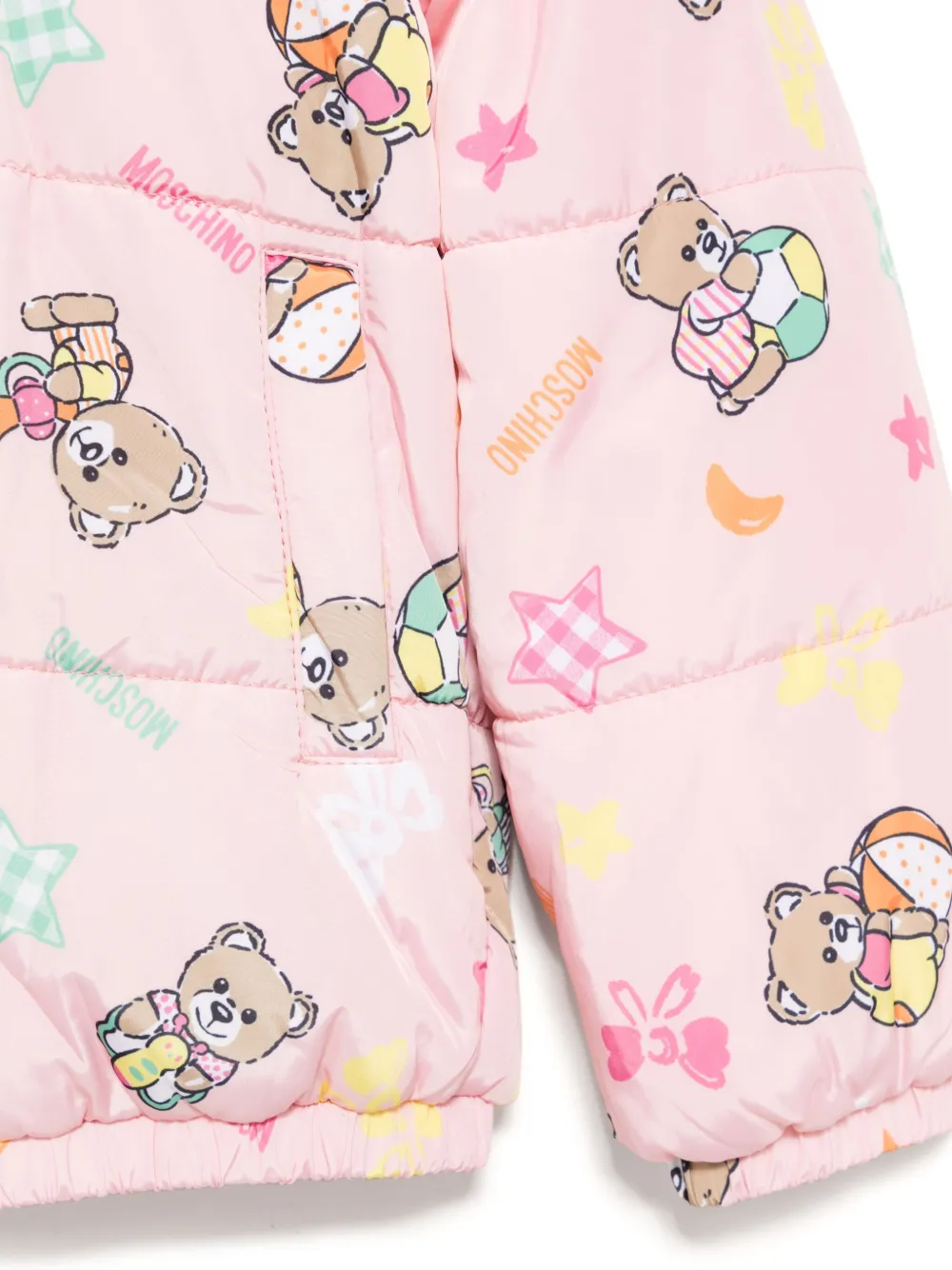 Moschino Kids Jack met teddybeerprint Roze