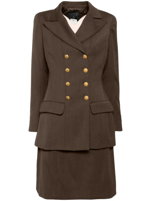 Costume à boutons CC (1996) - CHANEL Pre-Owned - Modalova