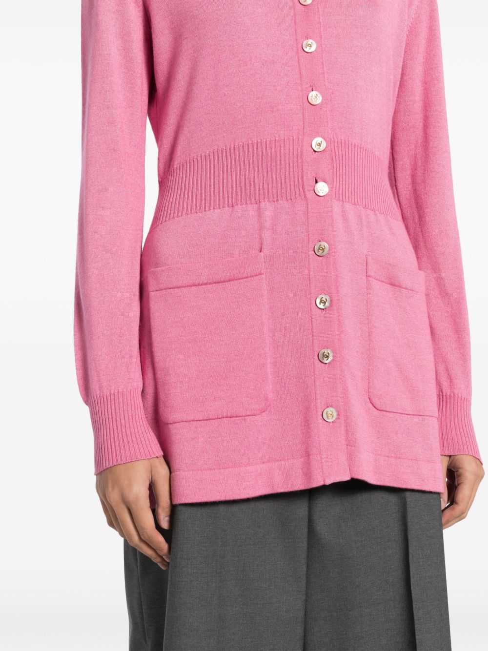 CHANEL 1990-2000s classic collar cardigan Women