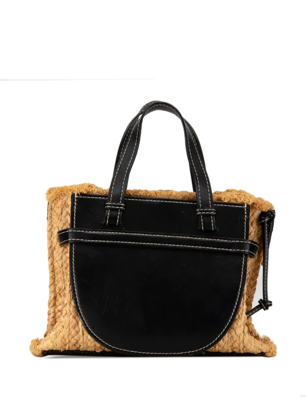 Loewe gate raffia best sale