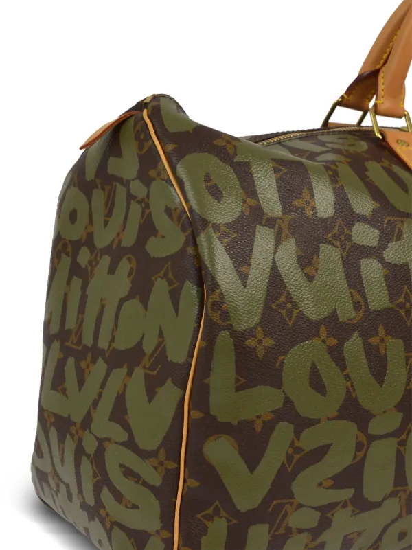 Louis Vuitton ボストンバッグ 50 Louis Vuitton Pre-Owned x Stephen Sprouse 2001 キーポル 50