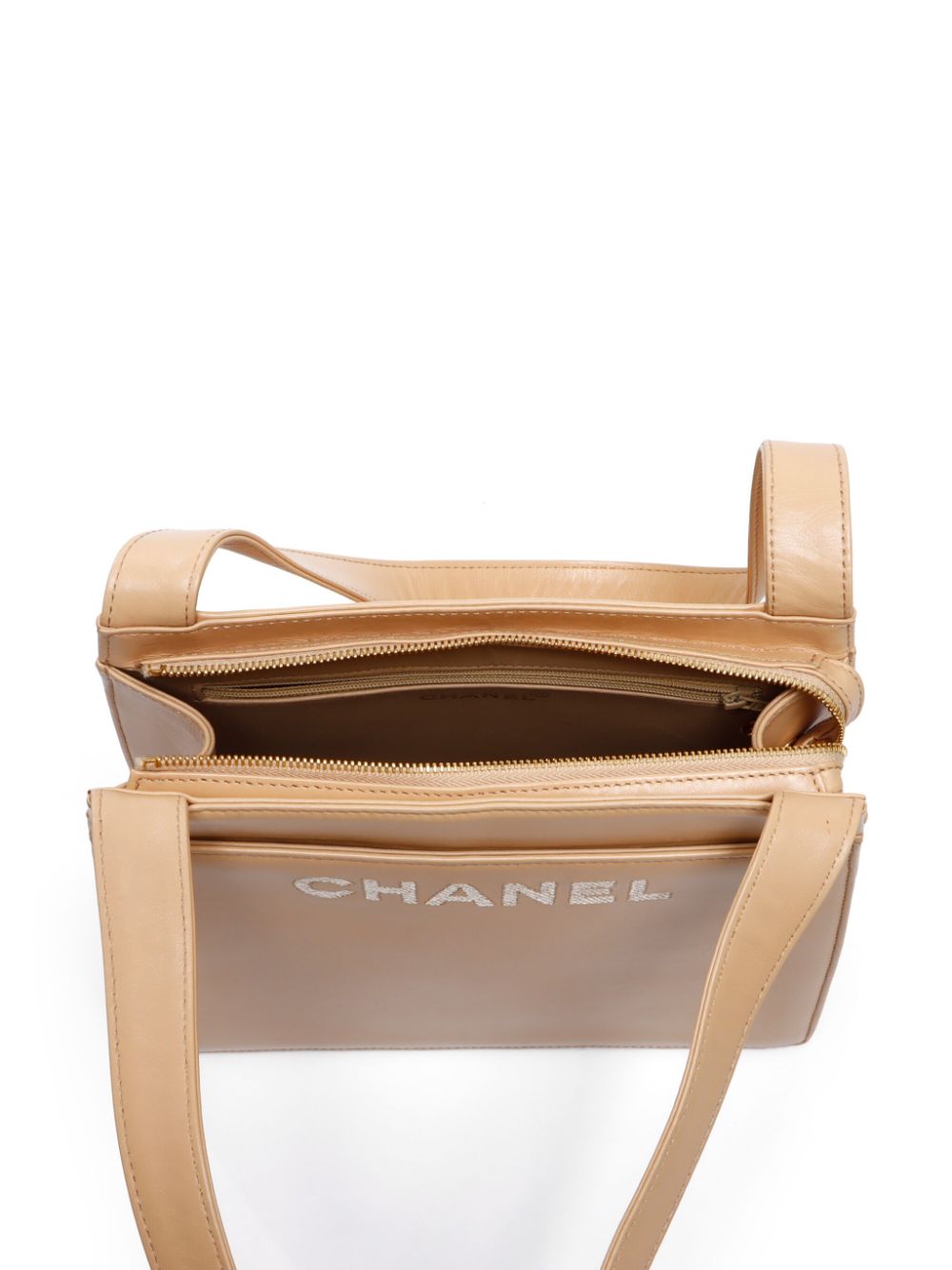 CHANEL 1998 logo-lettering tote bag Women