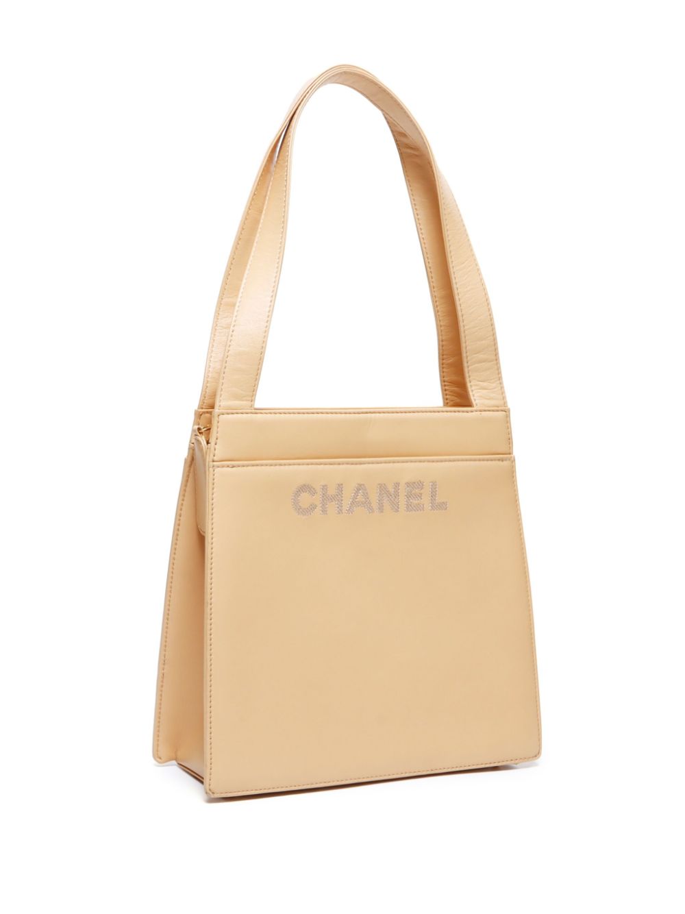 CHANEL 1998 logo-lettering tote bag Women