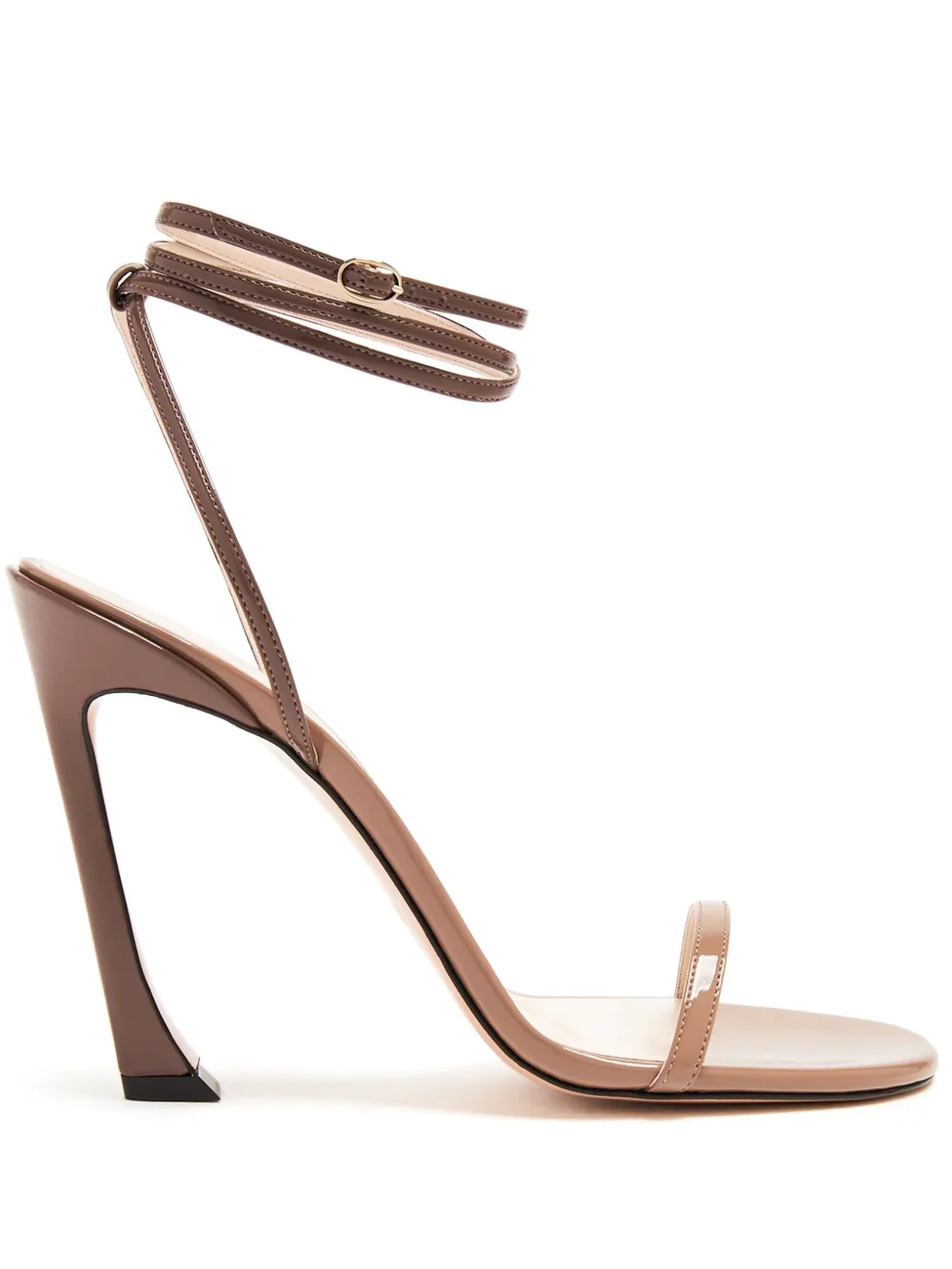 Pīferi sandalias Fade con tacón de 100mm | marrón | Image 1
