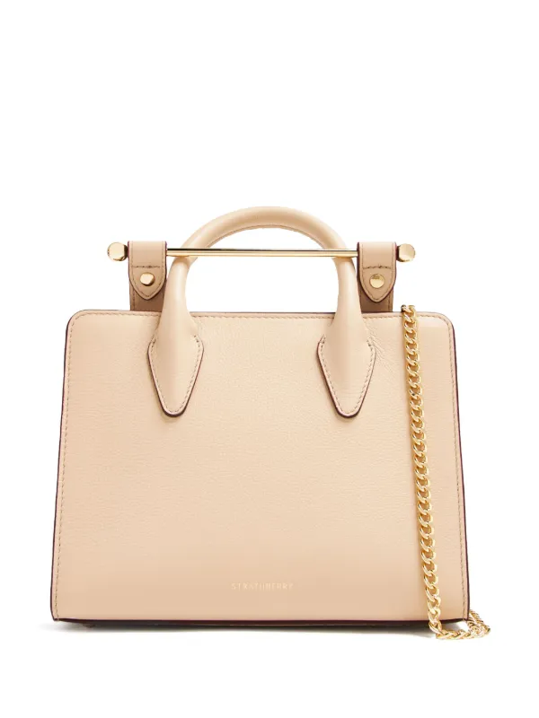 Strathberry Mini The Strathberry Tote Bag Neutrals FARFETCH PH