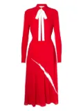 Valentino Garavani bow-fastening dress - Red