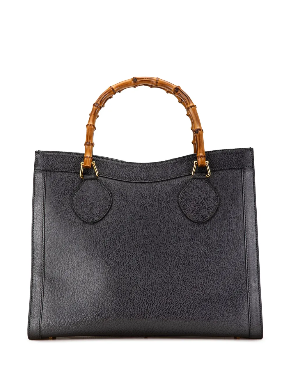 Gucci Pre-Owned 2000-2015 Medium Bamboo Diana handtas - Zwart