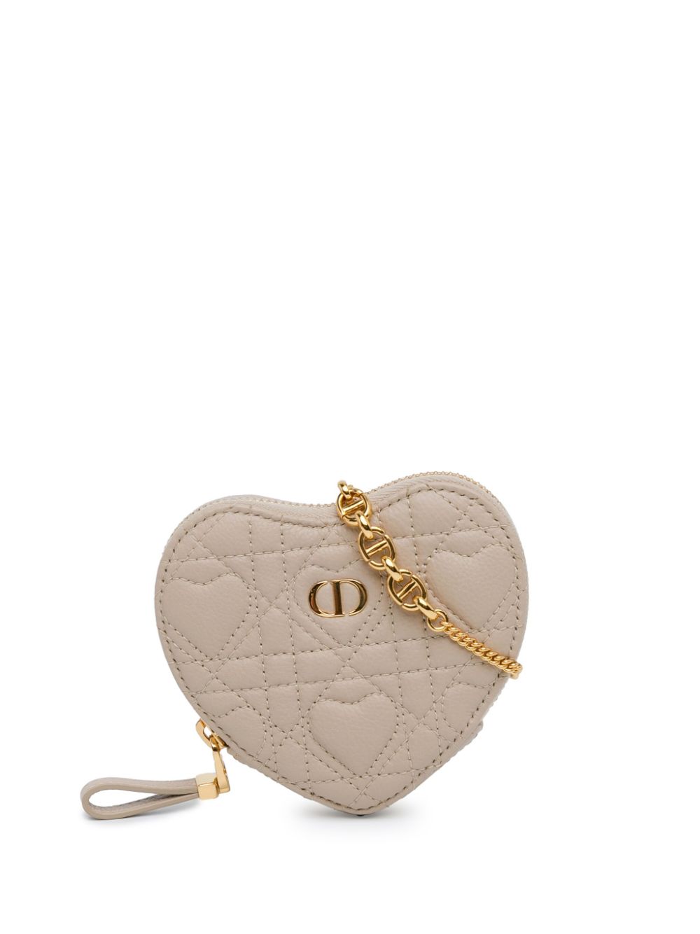 Christian Dior Pre-Owned 2023 DiorAmour Caro Heart Pouch with Chain crossbody bag - Brown