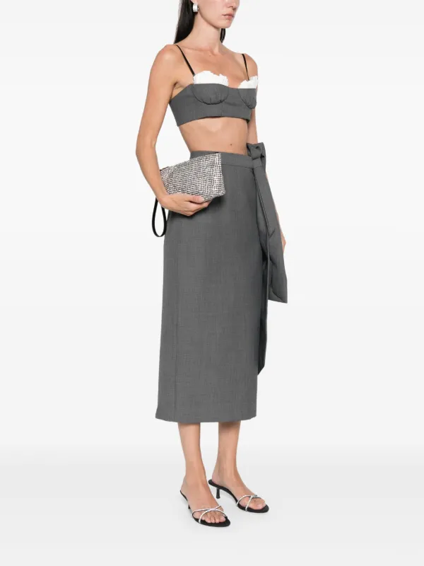 Alexander Wang Heiress クラッチバッグ | ホワイト | FARFETCH JP