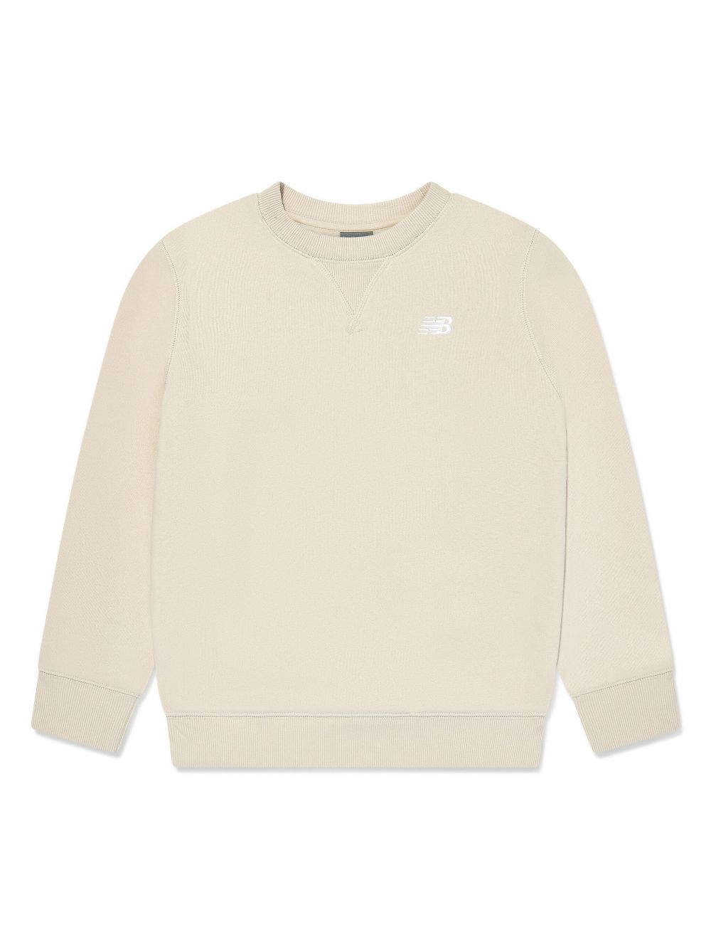 New Balance Kids brushed logo-print sweater - Neutrals