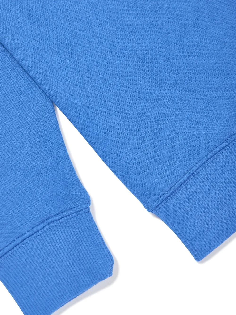 New Balance Kids Geborstelde trui met logoprint Blauw
