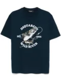 DSQUARED2 graphic-print T-shirt - Blue