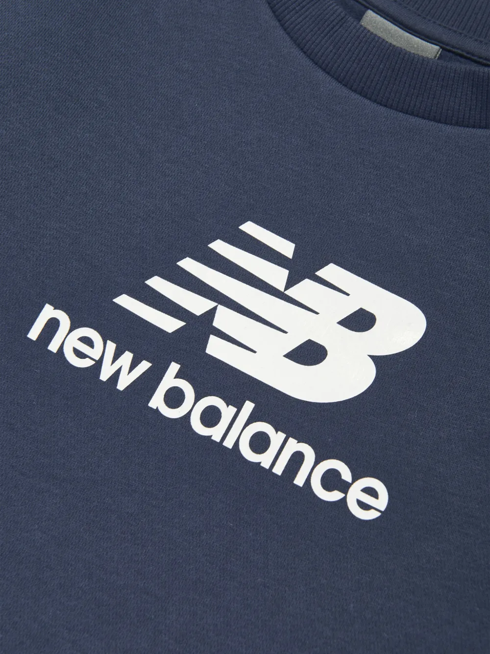 New Balance Kids T-shirt met logoprint Blauw