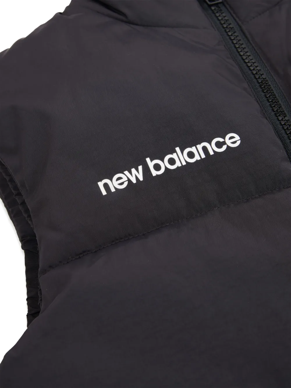 New Balance Kids Bodywarmer met logoprint Zwart