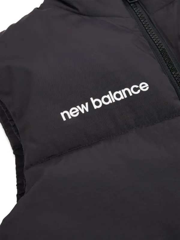 New Balance Kids logo-print Gilet Black FARFETCH PH