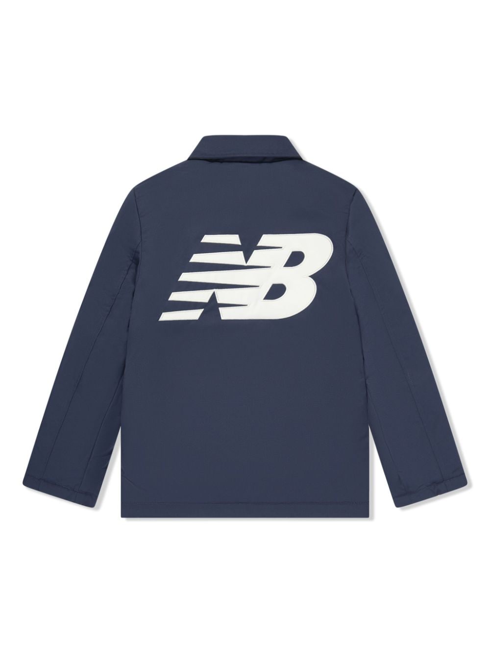 New Balance Kids logo-print jacket - Blauw