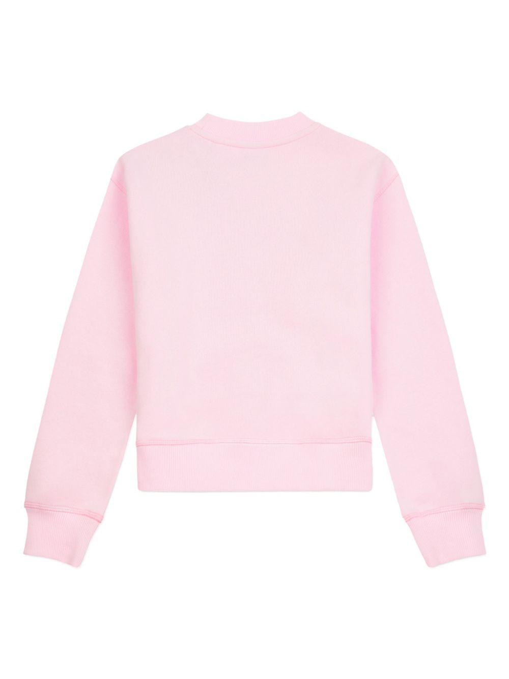 New Balance Kids brushed logo-print sweater - Roze