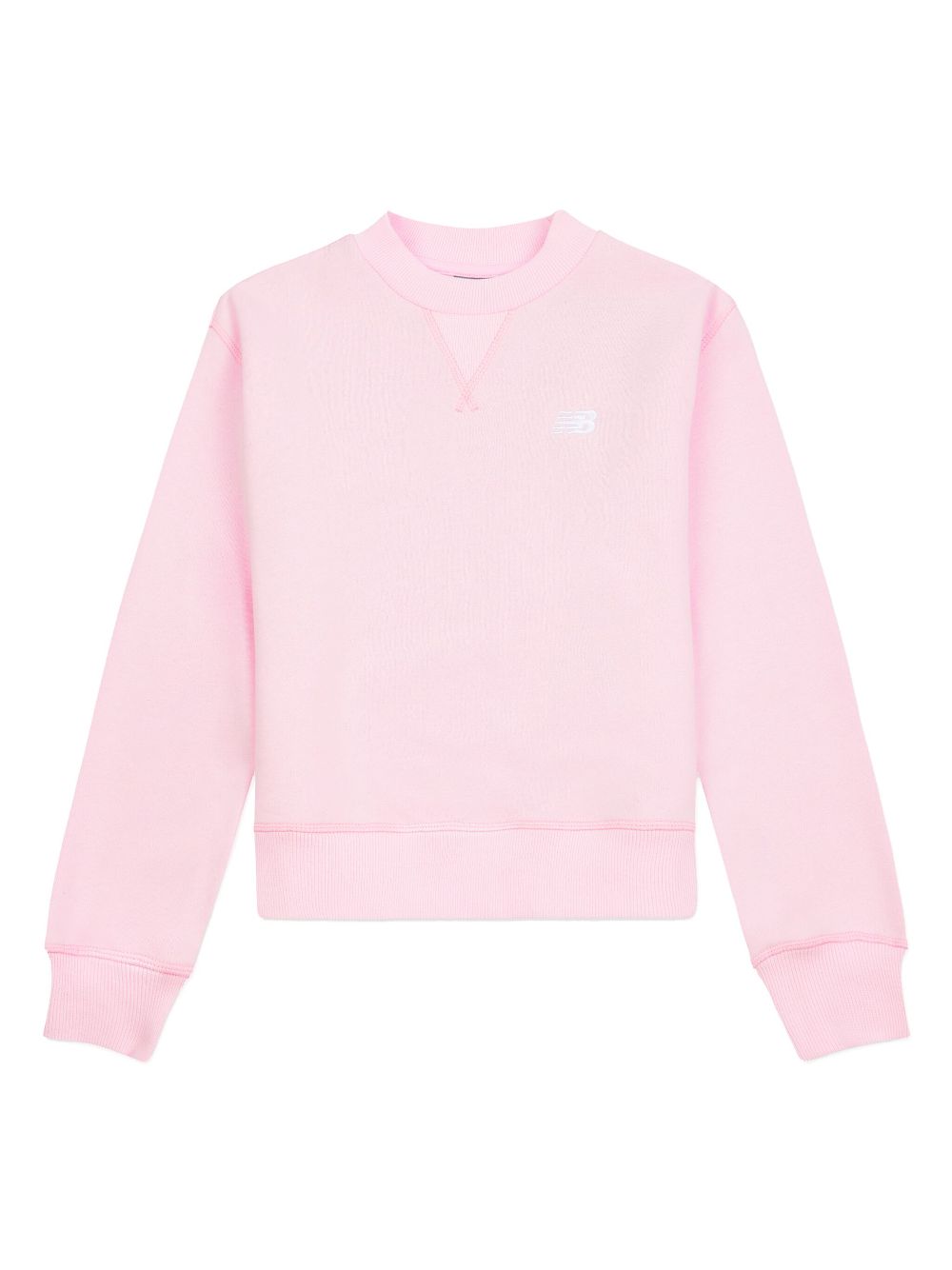 New Balance Kids brushed logo-print sweater - Pink