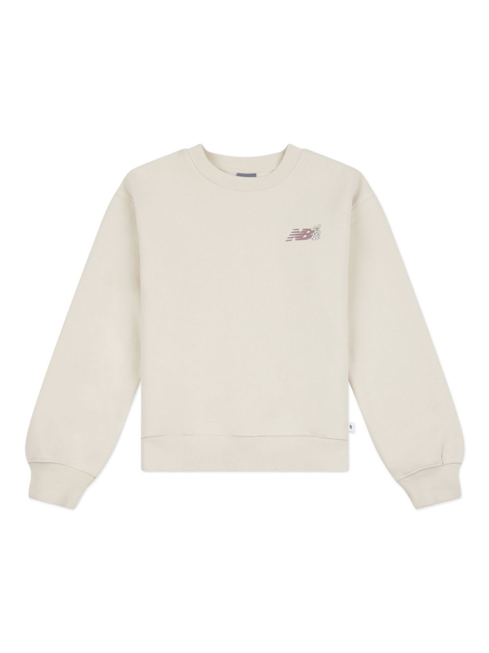 New Balance Kids logo-print sweatshirt - Neutrals