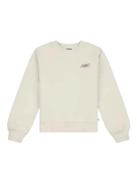 New Balance Kids logo-print sweatshirt 