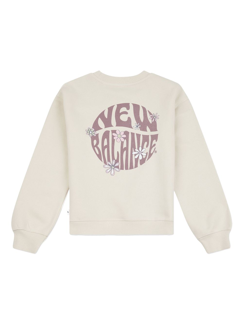 New Balance Kids logo-print sweatshirt - Neutrals