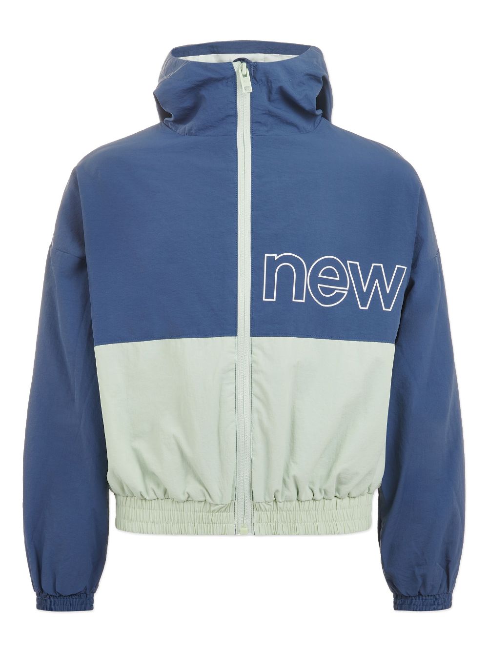 New Balance Kids logo-print jacket - Blue