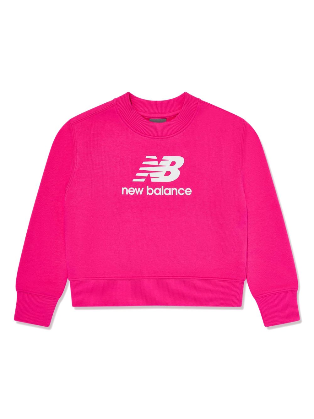 New Balance Kids logo-print sweatshirt - Pink