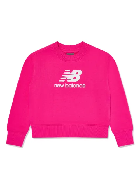 New Balance Kids logo-print sweatshirt 