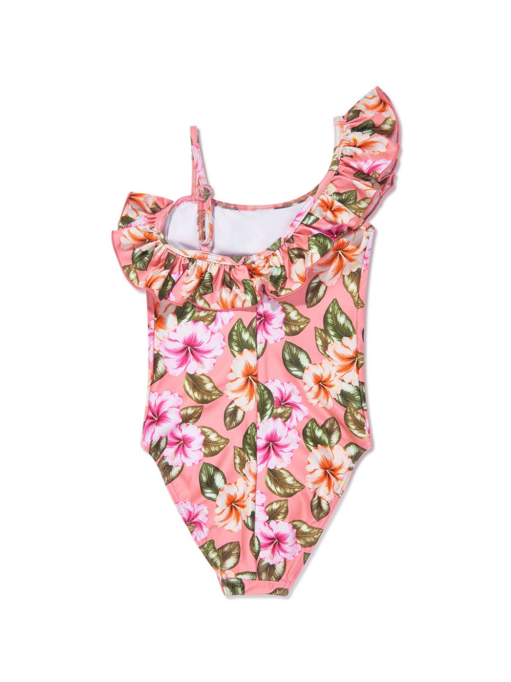 SELINIACTION KIDS floral-print swimsuit - PINK